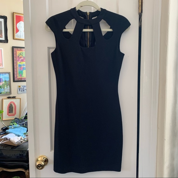 ❌SOLD❌ Black Cut Out Bodycon Dress - Picture 2 of 5